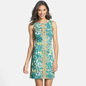 Lilly Pulitzer Ember Sea Oat Escapades in the Everglades Shift Dress Women’s 4